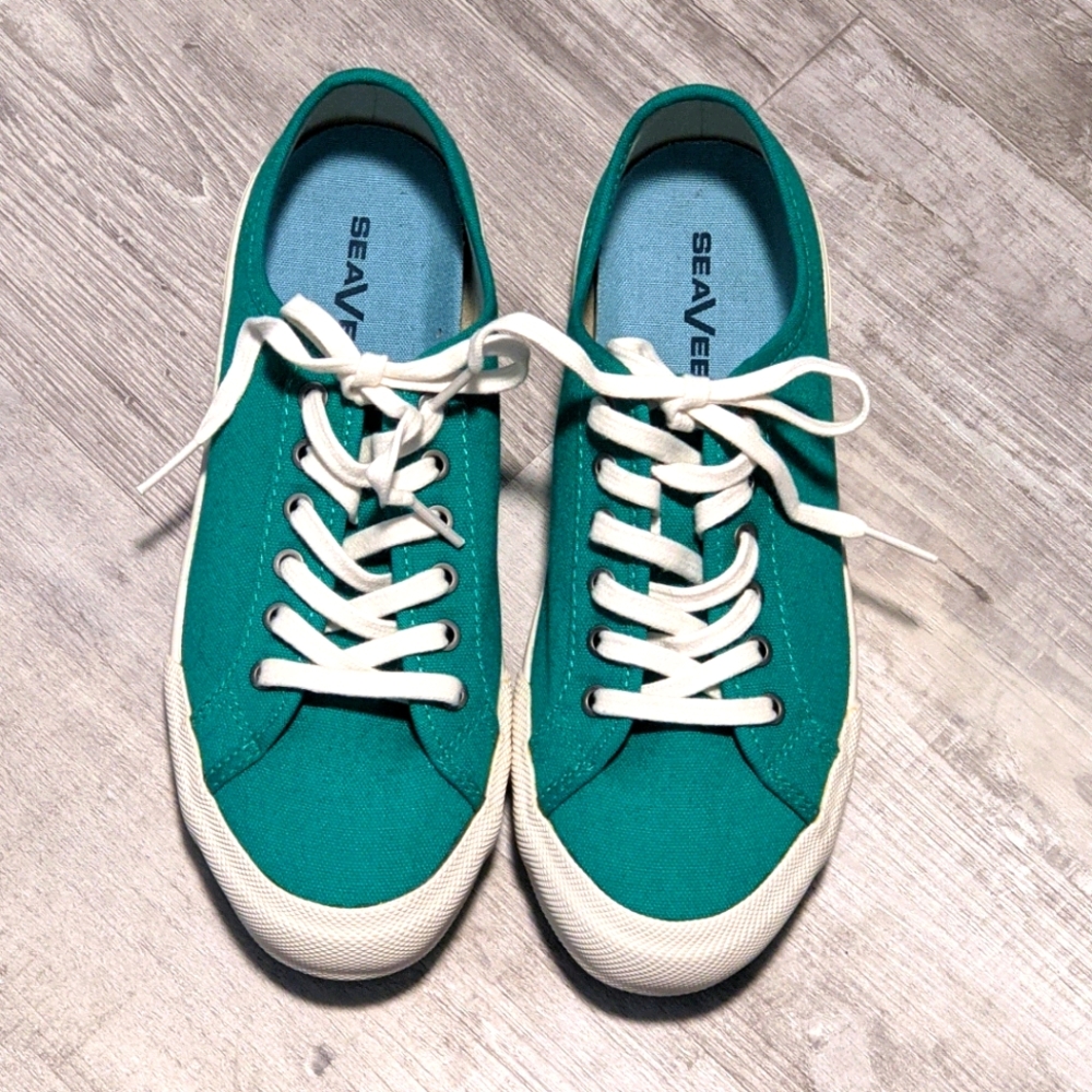 SeaVees green Sneakers with White Laces